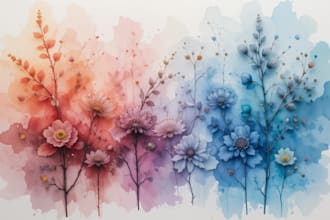 paint watercolour botanical illustrations