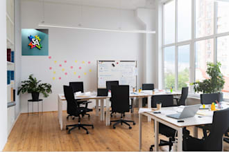 design zoom virtual background with your company logo