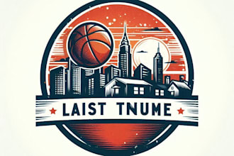design professional modern business and basketball logo