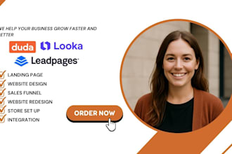 design showit, duda, optimizepress, ionos, looka, leadpages website, SEO