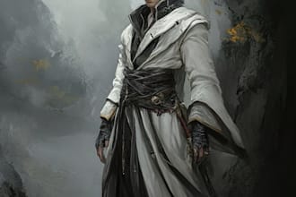 do character design and concept art, fantasy illustration