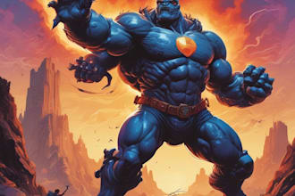 do comic book art and comic book illustration