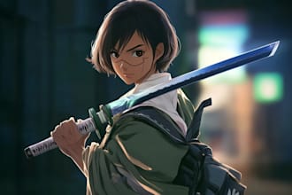 draw a any style anime portrait for you