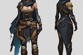 character art, dnd, and game art