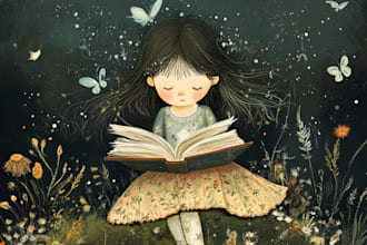 draw, illustrate and design anything including children book