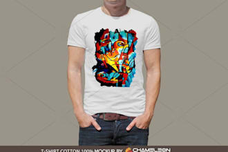 do anime design t shirts ,dark art  and graphic t shirt design