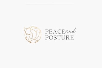 design a relaxing professional massage therapy logo