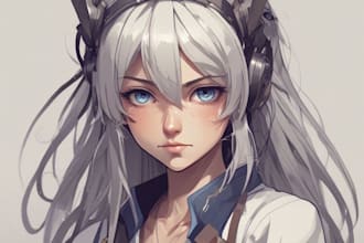 draw anime, original character, pfp or avatar