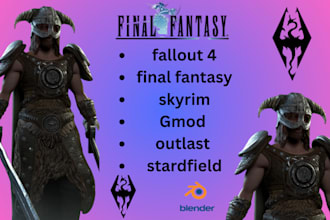 port, edit or create custom mods for gmod, skyrim, fallout, ffxiv, starfield mod