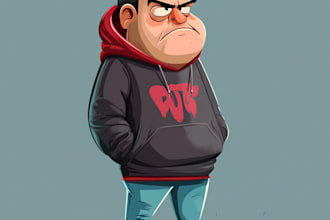 design a cartoon character