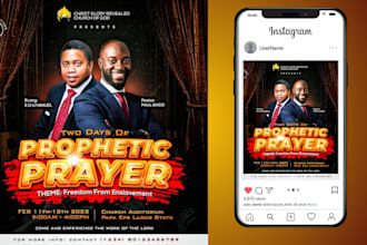 design church flyer, design event flyer, design anniversary flyer within 5 hours