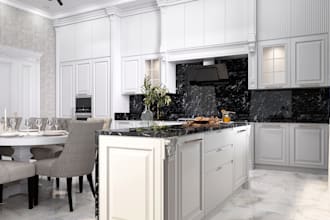 kitchen design and photorealistic rendering