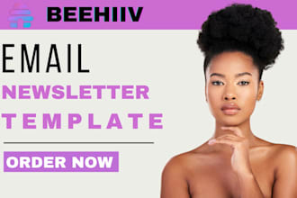 professionally setup beehiiv account beehiiv newsletter template landing page