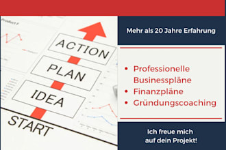 craft your business and financial plan for a confident start