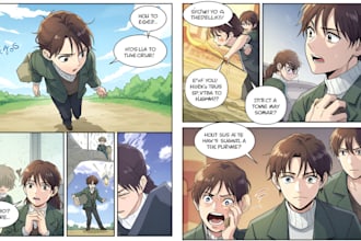 promote your webtoon comic, manga page, webcomic promotion, tapas, voyceme