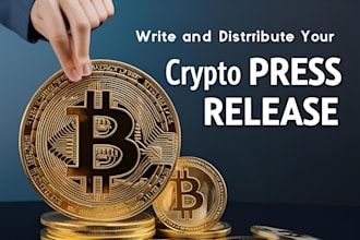 write and distribute your crypto press release to top media outlet