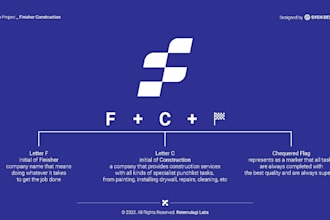 design a suitable unique logo for your construction company