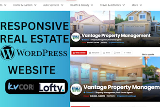 design real estate website real estate landing page, investor landing page