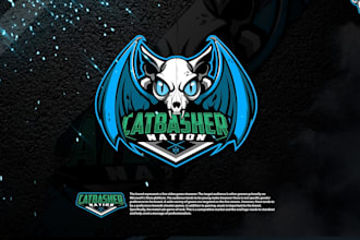 design a custom esports, gaming, or twitch logo
