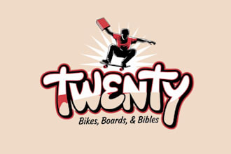 make modern classic style adventure logo design