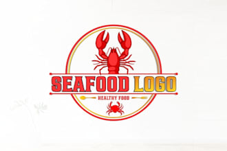 design burger, chef, or restaurant logo for your food brand