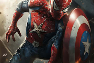draw comic book art, comic book illustrations