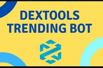 dextool trending bot, volume bot, cmc trending bot, dextool bot