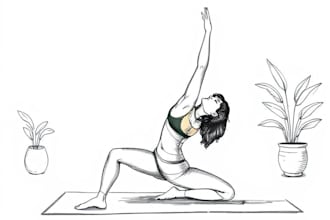 draw exercise, workout, yoga, medical illustration in sketch