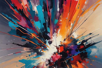 create hand drawn abstract album cover art for your music