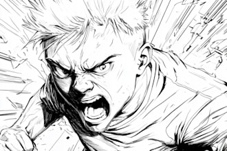 do comic illustration manga or graphic novel storyboard art