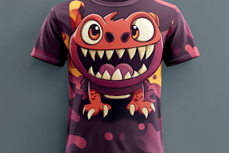 do amazing cartoon t shirt design for you