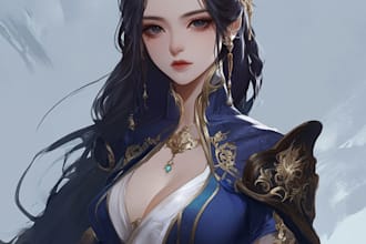 illustrate your ttrpg oc, vtm,  dnd character art