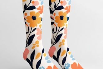 make a unique socks design