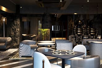 redesign restaurant exterior,ship container home,shop,store front design,vray 3d