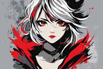 create logo designer anime, fantasy