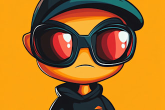 draw avatar cartoon caricature portrait or mascot