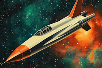 design spaceship, sci fi illustration and sci fi art