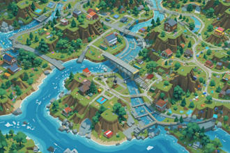 make quality lowpoly maps for your roblox game