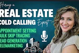 do USA real estate cold calling appointment setting skip tracing lead generation