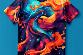 do a trendy t shirt design or streetwear clothing