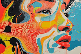 do illustration expresionism art, graffity, abstract