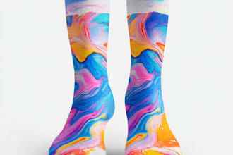 make a unique socks design