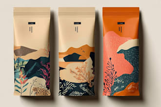 design a premium supplement product label packaging
