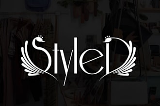 design luxury fashion streetwear beauty clothing brand logo
