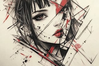 make your dream anime, manga tattoo design