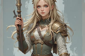 dnd character art and dnd character art