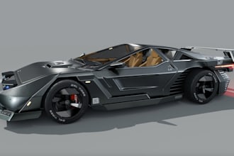 3dvehicle model for website,glb car,audi,2d draw to 3d vehicle,f1 sculpt,3dprint