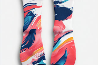 make a  unique socks design for your brand