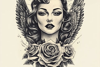 do traditional or old school tattoo designs for you