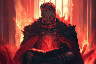 make create amazing d and d or dnd character for you